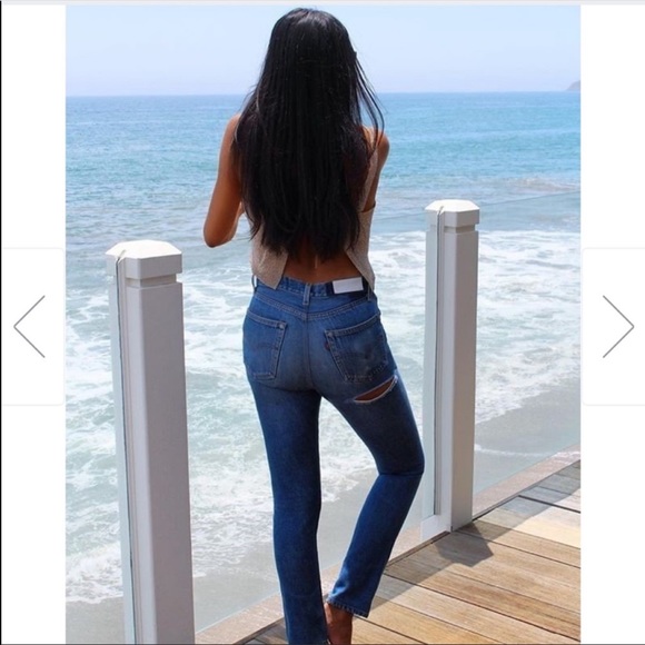 Redone\ Levi’s Ass Rip high rise re/done - Picture 2 of 13